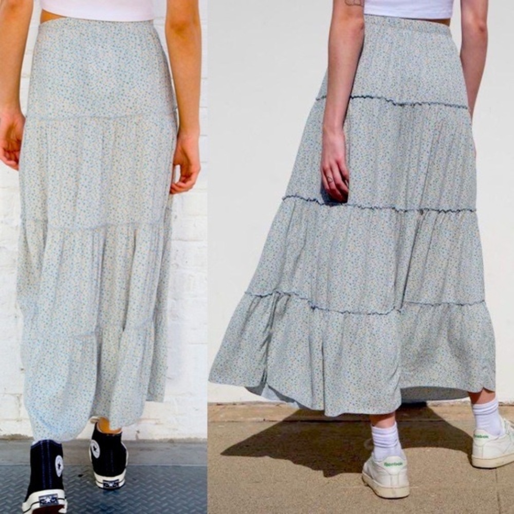 Brandy Melville floral izzy skirt